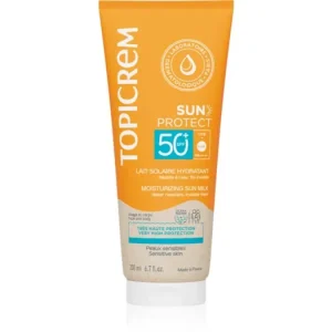 TopicremSun Protect Moisturizing Sun Milk SPF50+ hidratáló napozótej SPF 50+ Újdonság