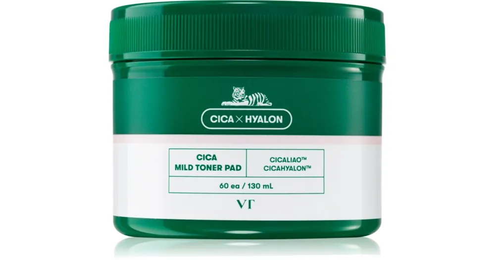 VT CosmeticsCica Mild Toner Pad arctisztító peeling párnácskát nyugtató hatással Csak ma