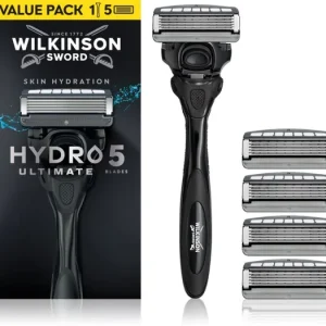 Wilkinson SwordHydro5 Ultimate borotva + tartalék fejek 5 db Prémium