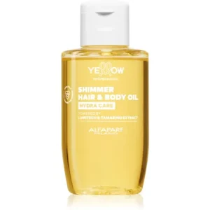 Yellow ProfessionalHydra Care Shimmer Hair & Body Oil hidratáló olaj minden hajtípusra Azonnali szállítás