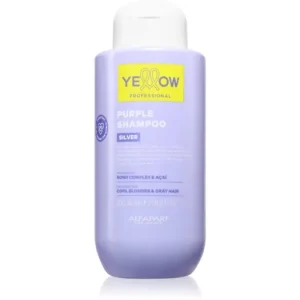 Yellow ProfessionalSilver Purple Shampoo sampon semlegesíti a sárgás tónusokat Azonnali szállítás