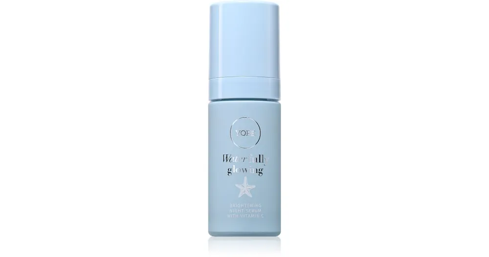 YopeWaterfully Glowing Brightening Night Serum bőrélénkítő szérum C-vitaminnal Csak ma