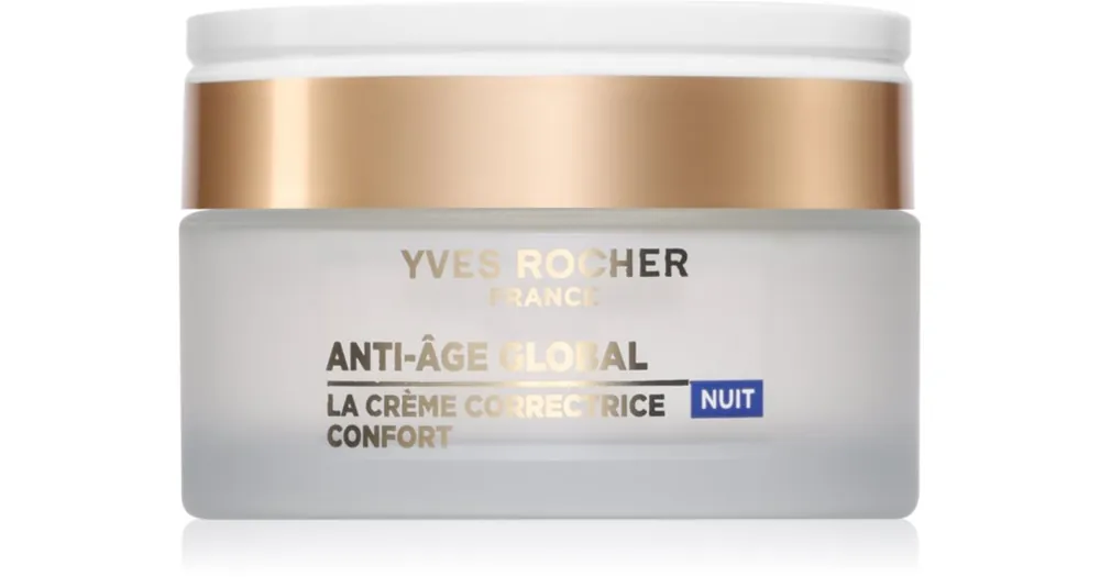 Gyors kiszállítás Yves RocherAnti-Age Global éjszakai regeneráló krém a ráncok ellen