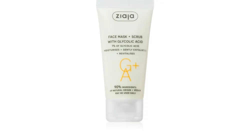 ZiajaFace Mask + Scrub with Glycolic Acid peeling maszk Vedd meg online