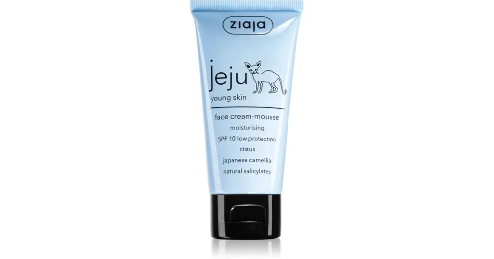 Olcsóbb ZiajaJeju Young Skin könnyű hidratáló krém a fiatal arcbőrre