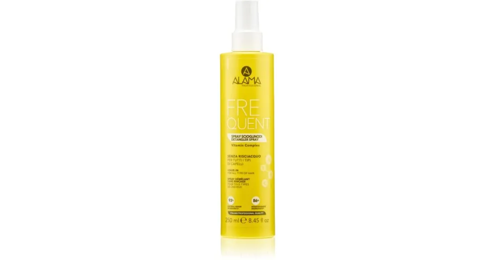 Alama ProfessionalFrequent Detangler Spray leöblítést nem igénylő spray a könnyű kifésülésért Legjobb ár