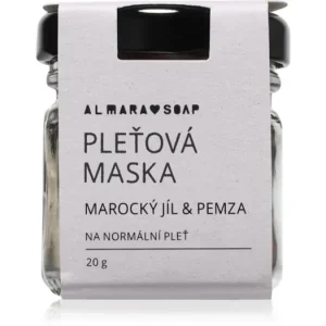 Azonnali szállítás Almara SoapFace Moroccan Clay & Pumice Hámlasztó maszk normál bőrre