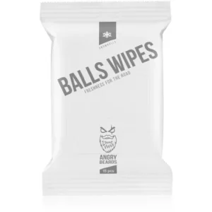 Azonnal elérhető Angry BeardsSnowBalls BallsWipes papírtörlők az intim higiéniához
