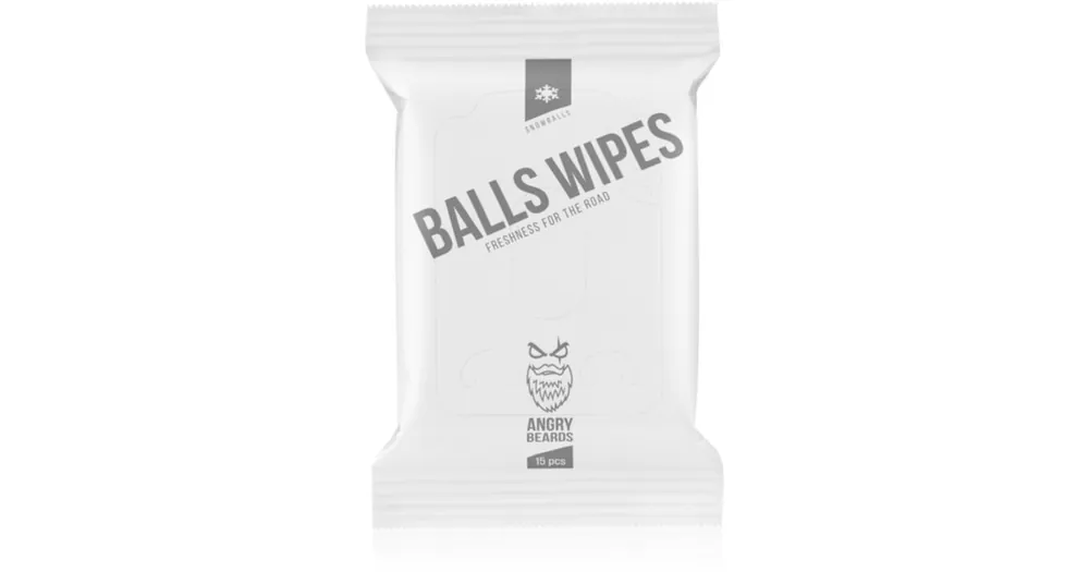 Azonnal elérhető Angry BeardsSnowBalls BallsWipes papírtörlők az intim higiéniához