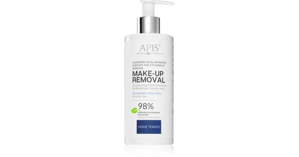 Apis Natural CosmeticsHome TerApis tisztító micellás víz az arcra és a szemekre Korlátozott ajánlat