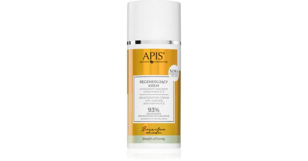 Apis Natural CosmeticsWealth Of Honey tápláló regeneráló krém A és E vitaminnal Végkiárusítás