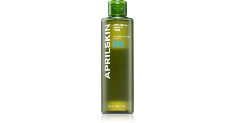 Legnépszerűbb APRILSKINArtemisia Rice Toner bőrélénkítő és hidratáló arcvíz nyugtató hatással