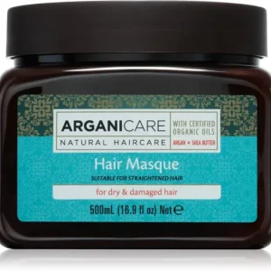 Különleges ajánlat ArganicareArgan Oil & Shea Butter Hair Masque hidratáló és tápláló maszk száraz és sérült hajra
