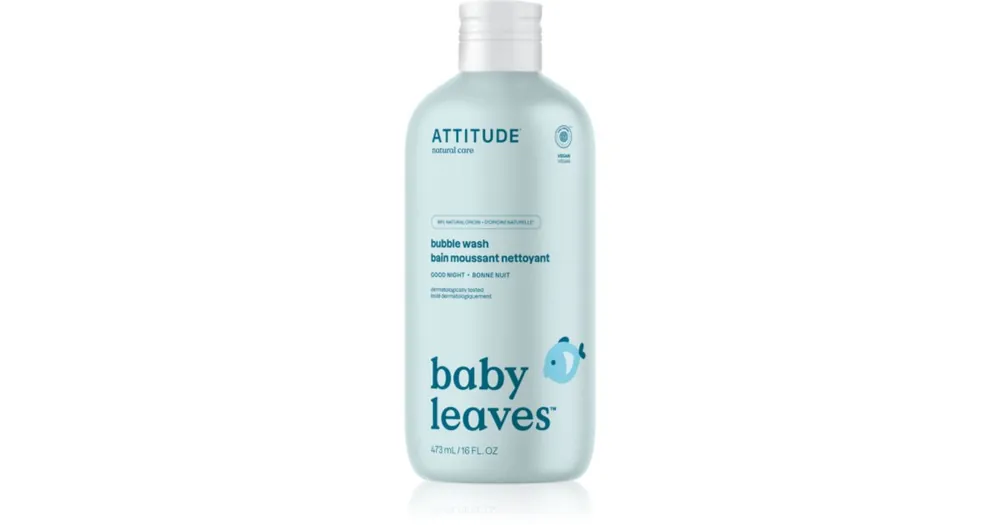AttitudeBaby Leaves Bubble Wash habfürdő gyermekeknek születéstől kezdődően Olcsó