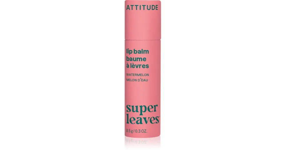 Vedd meg most AttitudeSuper Leaves Lip Balm ajakbalzsam a dinnye illatával