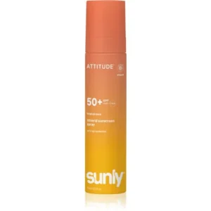 AttitudeSunly Tropical Coco ásványi napozó spray SPF 50+ Biztonságos vásárlás