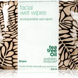 Outlet Australian BodycareTea Tree Oil tisztító és sminklemosó törlőkendők az arcra