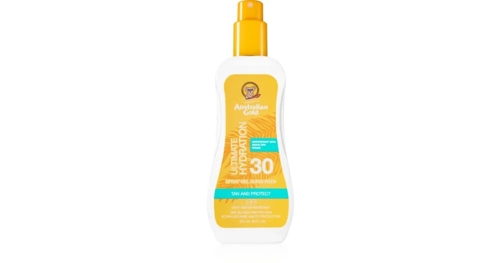 Népszerű Australian GoldSpray Gel Sunscreen védő spray SPF 30