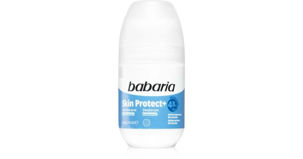 Exkluzív ajánlat BabariaDeodorant Skin Protect+ golyós dezodor antibakteriális adalékkal