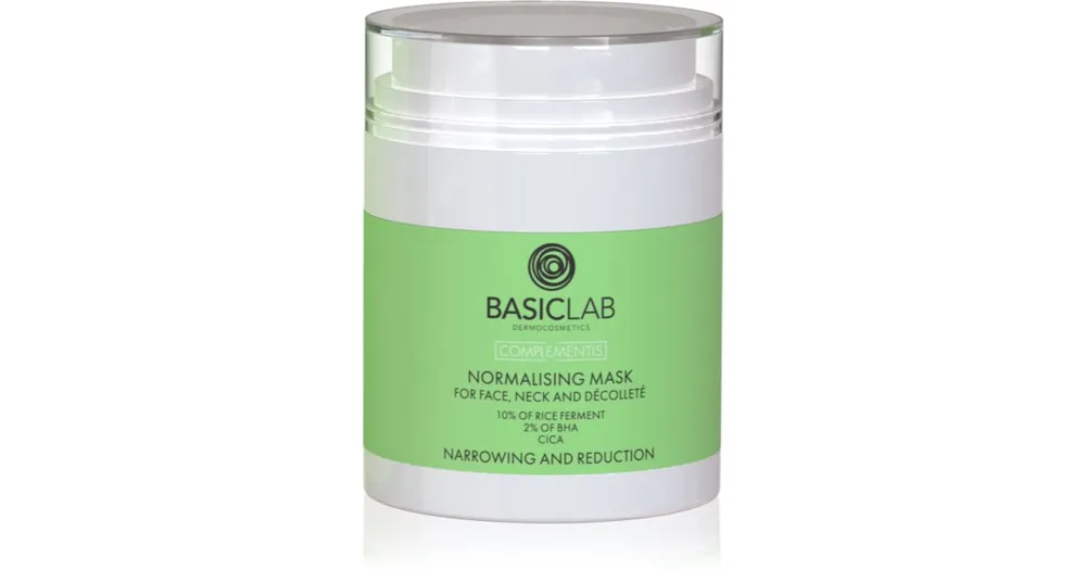 BasicLabDermocosmetics Complementis normalizáló maszk kombinált és zsíros bőrre Szuper ajánlat