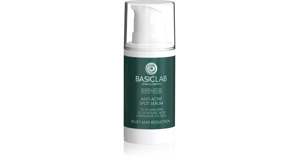 Legnépszerűbb BasicLabDermocosmetics Esteticus helyi ápolás pattanásos bőrre A.H.A.-val (Alpha Hydroxy Acids)