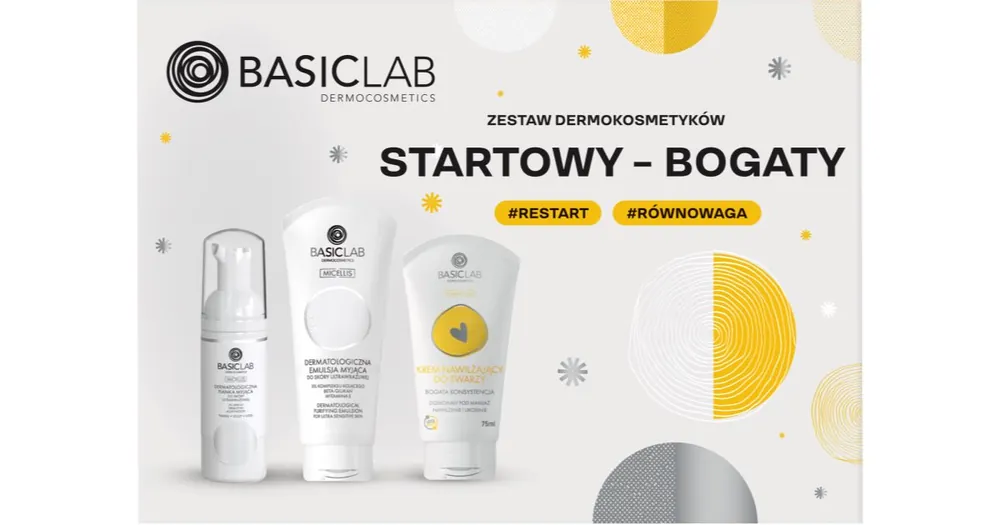 Bestseller BasicLabDermocosmetics Rich Basic ajándékszett az érzékeny arcbőrre