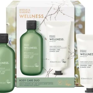 Baylis & HardingWellness. Energise ajándékszett testre Ginger, Lime & Basil Leaf Szuper akció