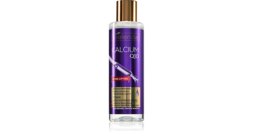 BielendaCalcium + Q10 Concentrated moisturizing and regenerating anti-wrinkle tonic hidratáló tonik a ráncok ellen Olcsó