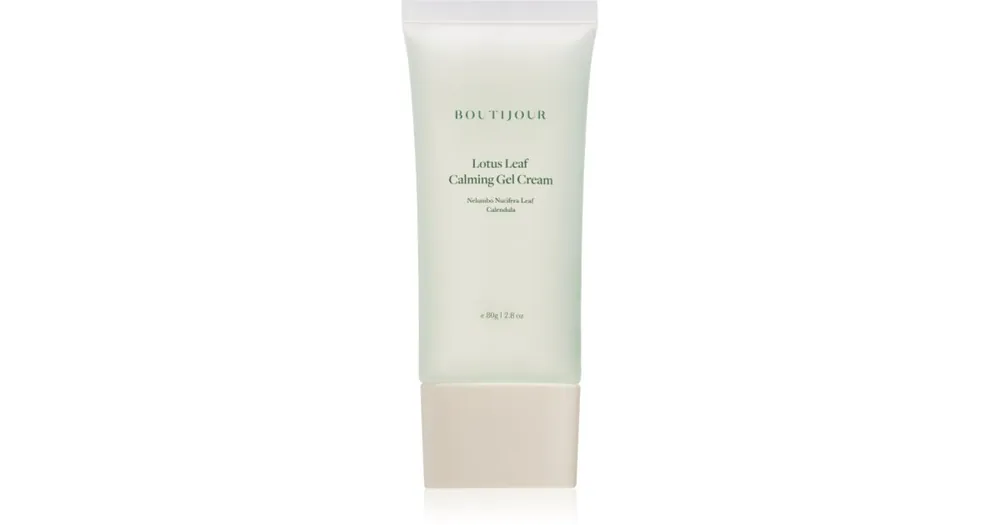 Árengedmény BOUTIJOURLotus Leaf Calming Gel Cream hidratáló és nyugtató krém a bőrgát erősítésére