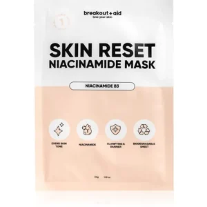 Utolsó esély breakout + aidSkin Reset Niacinamide Mask arcmaszk niacinamiddal