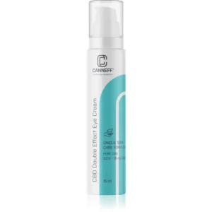 CanneffBalance CBD Double Effect Eye Cream szemkrém a sötét karikák és ráncok csökkentésére Biztonságos vásárlás