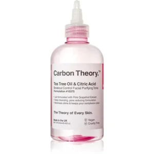 Olcsó Carbon TheoryTea Tree Oil & Citric Acid mélyen tisztító tonikum problémás és pattanásos bőrre