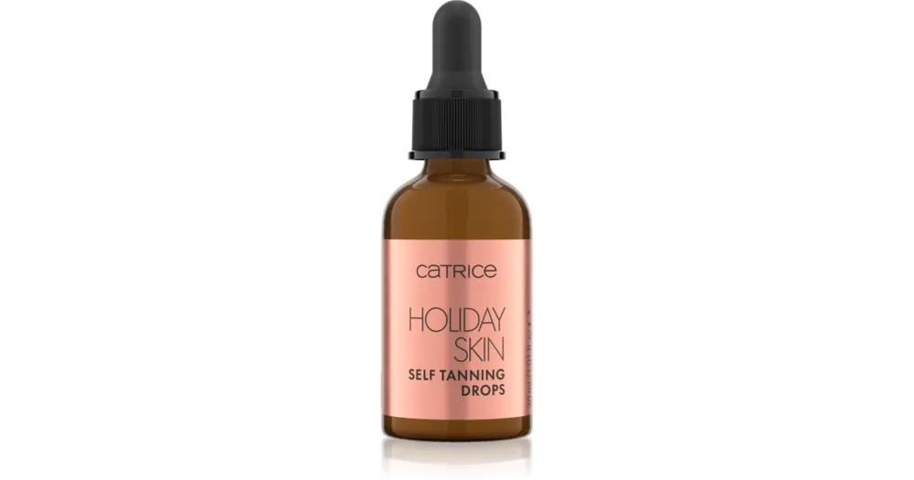 Prémium CatriceHoliday Skin önbarnító cseppek az arcra