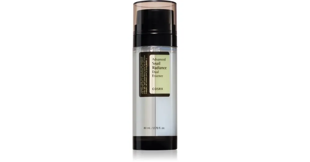 CosrxAdvanced Snail Radiance Dual Essence élénkítő hidratáló szérum csiga kivonattal Biztonságos fizetés