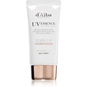 Csak ma d‘AlbaWaterfull Pink Correcting Tone-Up Sun Cream napozókrém arcra élénk és hidratált bőr