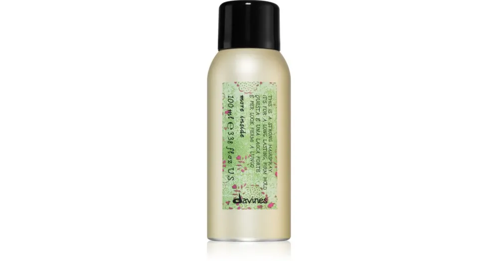 Alacsony ár DavinesMore Inside Strong Hair Spray hajlakk erős fixálással