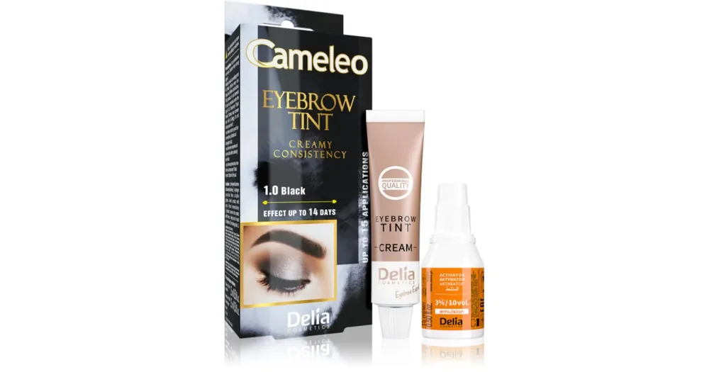 Különleges ajánlat Delia CosmeticsCameleo professzionális krémes festék a szemöldökre ammónia nélkül
