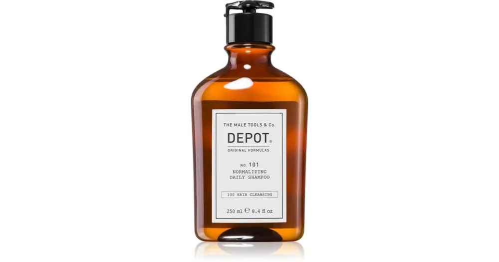DEPOT100 HAIR CLEANSING NO. 101 NORMALIZING DAILY SHAMPOO normalizáló sampon mindennapi használatra Expressz kézbesítés