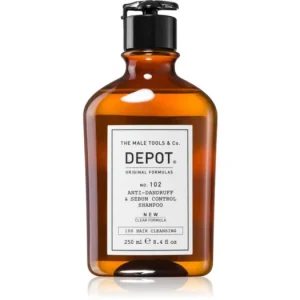 DEPOT100 HAIR CLEANSING NO. 102 PURIFYING & SEBUM CONTROL sampon a zsíros fejbőr helyreállításához Árcsökkenés