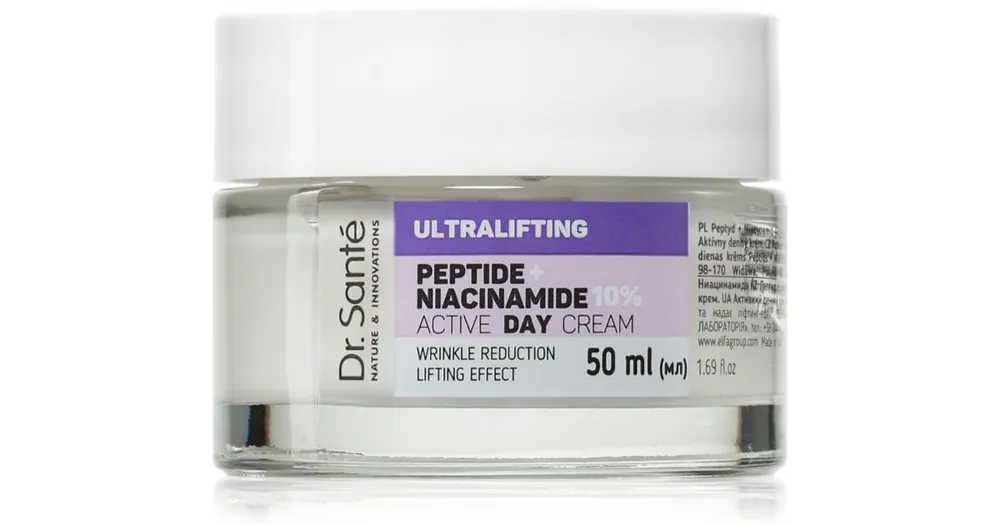Dr. SantéUltralifting Peptide + Niacinamide nappali krém niacinamiddal Csak ma