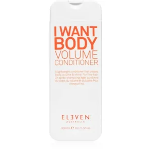 Utolsó esély Eleven AustraliaI Want Body Volume Conditioner tömegnövelő kondicionáló gyenge szálú hajra