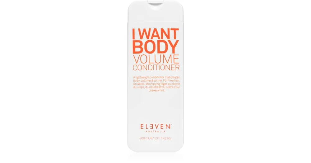 Utolsó esély Eleven AustraliaI Want Body Volume Conditioner tömegnövelő kondicionáló gyenge szálú hajra