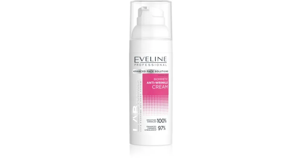 Biztonságos fizetés Eveline CosmeticsLAB Formula 5% Solution nyugtató biomimetikus krém a ráncok ellen