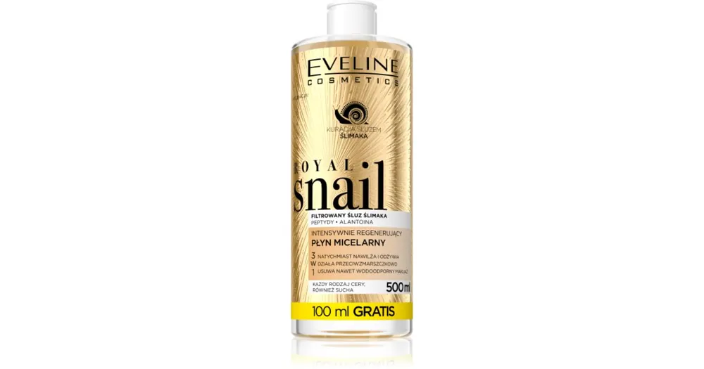 Eveline CosmeticsRoyal Snail micellás víz regeneráló hatással Biztonságos fizetés