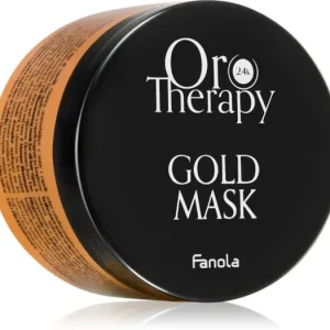 Alacsony ár FanolaOro Therapy Gold Mask hidratáló maszk száraz és rakoncátlan hajra