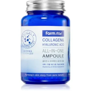 Vedd meg most FarmstayCollagen & Hyaluronic Acid All-In-One Ampoule revitalizáló arcszérum