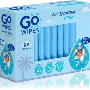 GoWipesAnti-Bacterial Effect frissítő nedves törlőkendők antibakteriális hatású Gyors szállítás