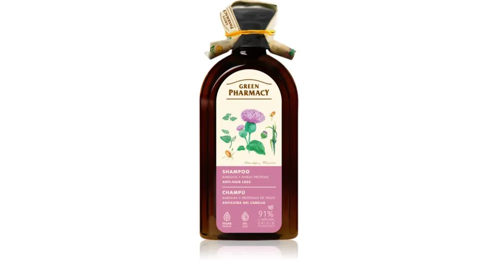 Green PharmacyGreater Burdock Shampoo sampon hajhullás ellen Szuper akció