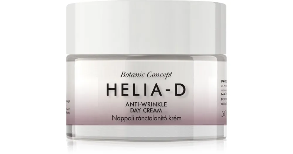 Helia-DBotanic Concept nappali krém a ráncok ellen Kiárusítás