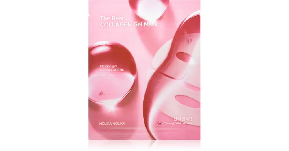 Holika HolikaThe Real Collagen Gel Mask arcmaszk kollagénnel Bestseller